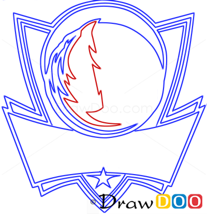 How to Draw Dallas Mavericks, Basketball Logos