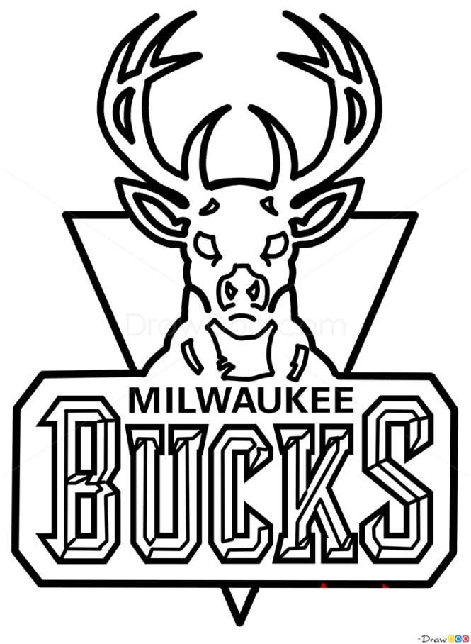 How to Draw Milwaukee Bucks, Basketball Logos
