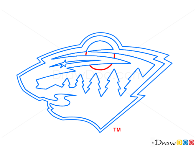 How to Draw Minnesota Wild, Hockey Logos