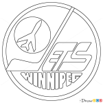 How to Draw Winnipeg Jets, Hockey Logos