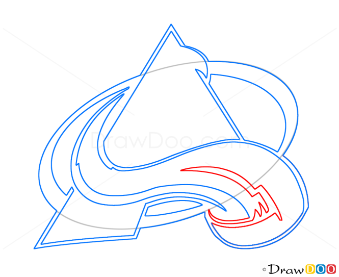 How to Draw Colorado Avalanche, Hockey Logos