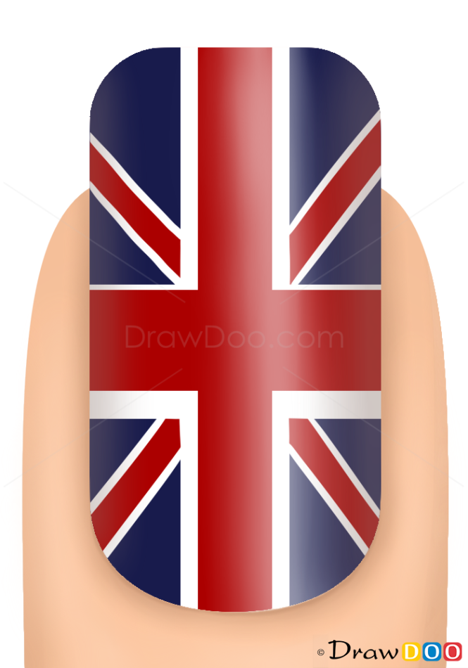 How to Draw Great Britain, Nail Art