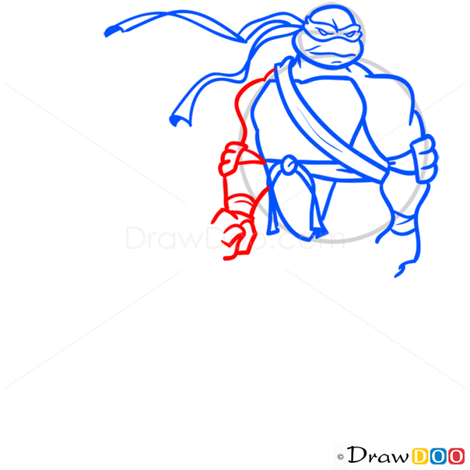 How to Draw Leonardo, Ninja Turtles