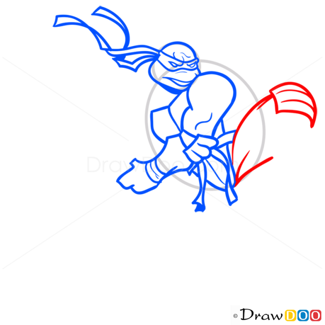 How to Draw Rafael, Ninja Turtles