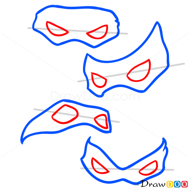 How to Draw Masks, Ninja Turtles