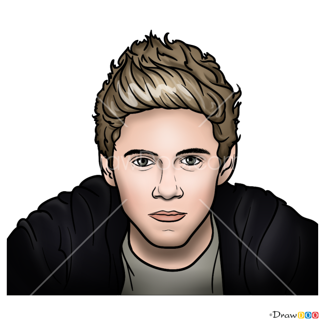 How to Draw Niall Horan, One Direction
