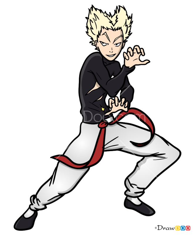 How to Draw Garou, One Punch Man
