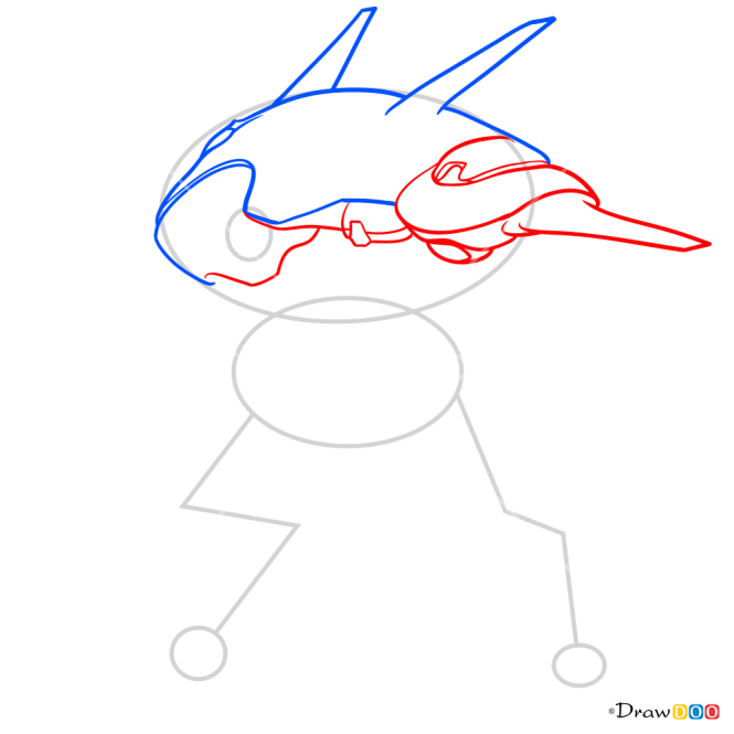 How to Draw D.Va, Overwatch
