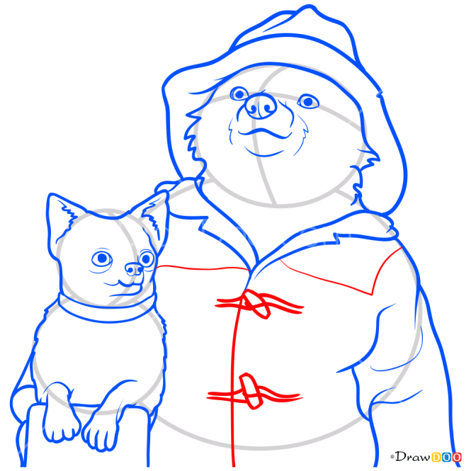 How to Draw Paddington and Dog, Paddington