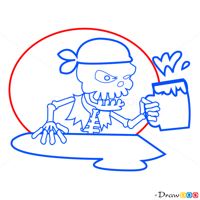 How to Draw Pirate Skeleton, Pirates