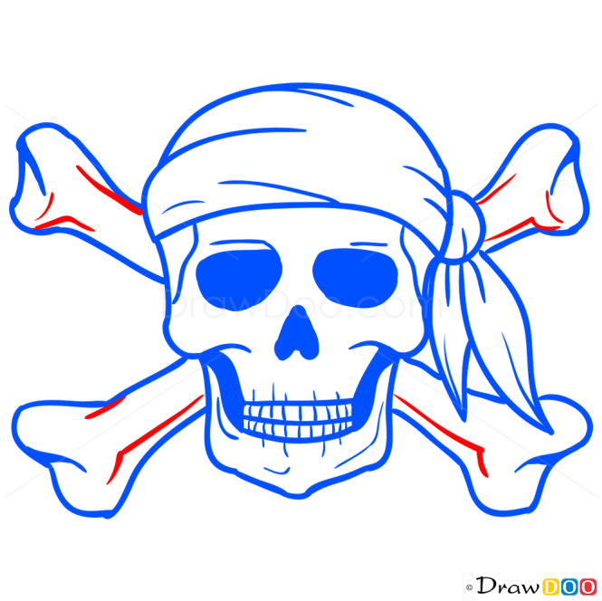 How to Draw Jolly Roger, Pirates