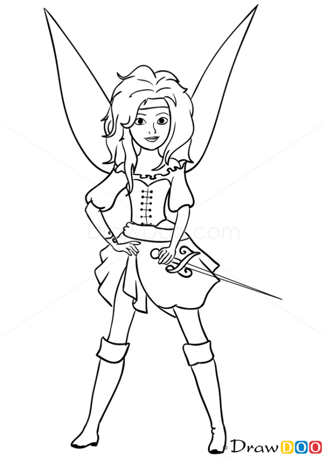 How to Draw Fairy Pirate, Pirates