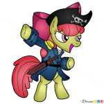 How to Draw Little Pony, Pirate, Pirates