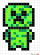 How to Draw Creeper Chibi, Pixel Minecraft