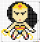 How to Draw Wonderwoman, Pixel Superheroes