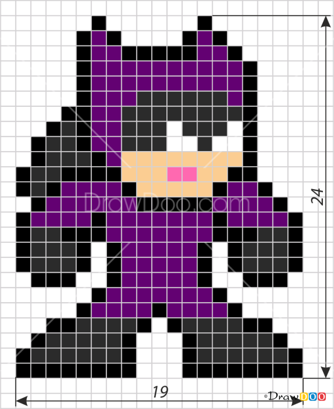 How to Draw Catwoman, Pixel Superheroes