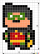 How to Draw Robin, Pixel Superheroes