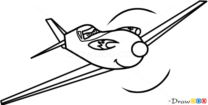 How to Draw Ripslinger, Planes Cartoon