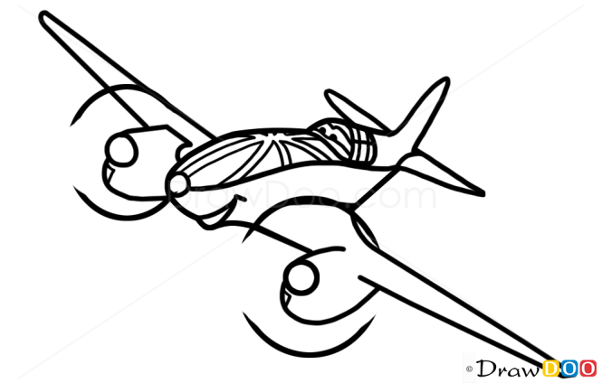 How to Draw Bulldog, Planes Cartoon