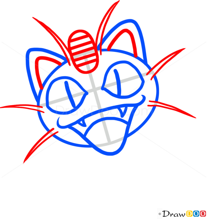 How to Draw Meowth, Pokemons