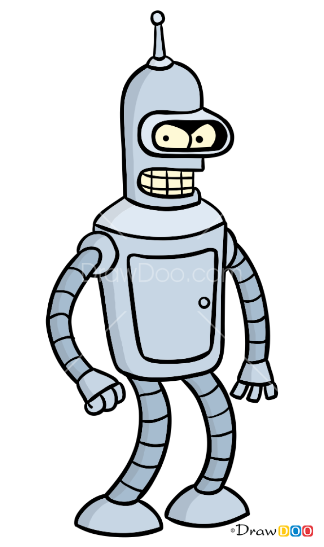How to Draw Bender Rodrigues, Robots