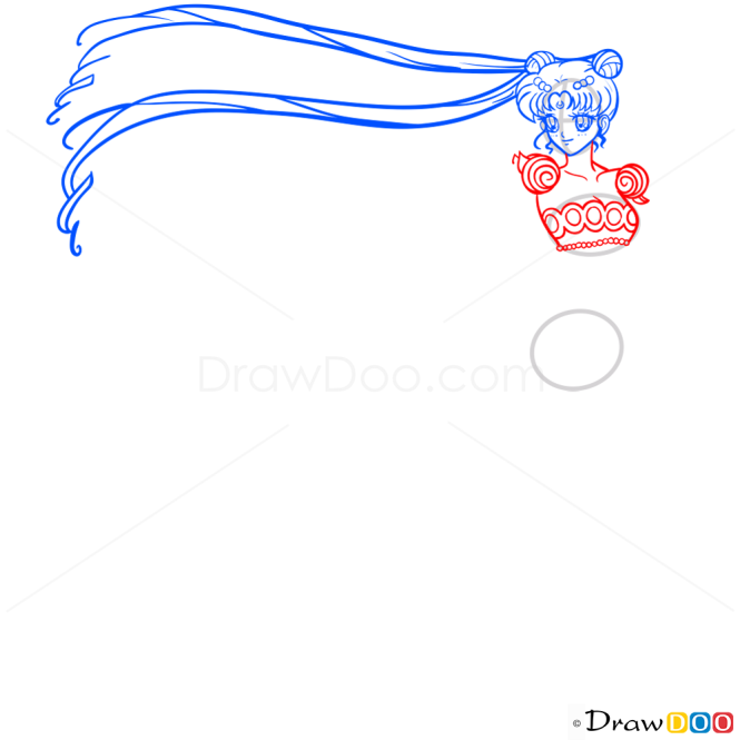 How to Draw Princesse Serenity, Sailor Moon