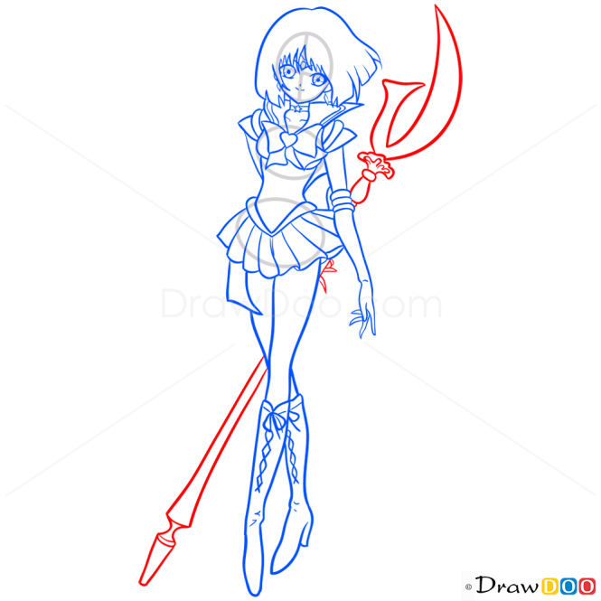 How to Draw Sailor Saturn, Sailor Moon