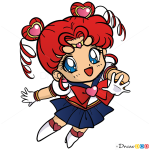 How to Draw Sailor ChibiChibi, Sailor Moon