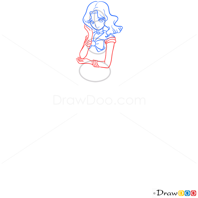 How to Draw Sailor Neptune, Sailor Moon