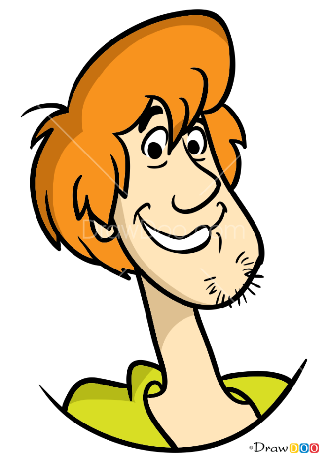 How to Draw Shaggy Rogers, Scooby Doo