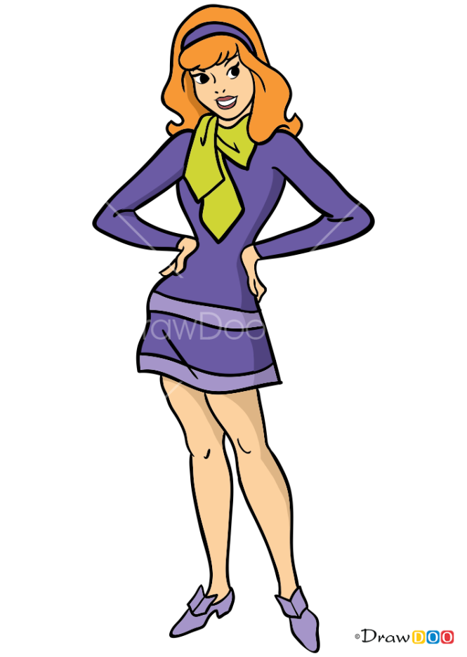 How to Draw Daphne Blake 2, Scooby Doo