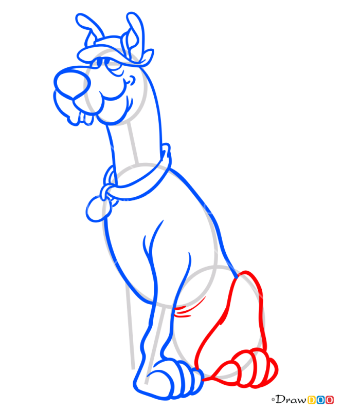 How to Draw Scooby Dum, Scooby Doo