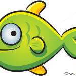 How to Draw Green Fish, Sea Animals