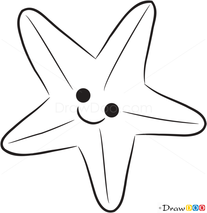 How to Draw See Star, Sea Animals