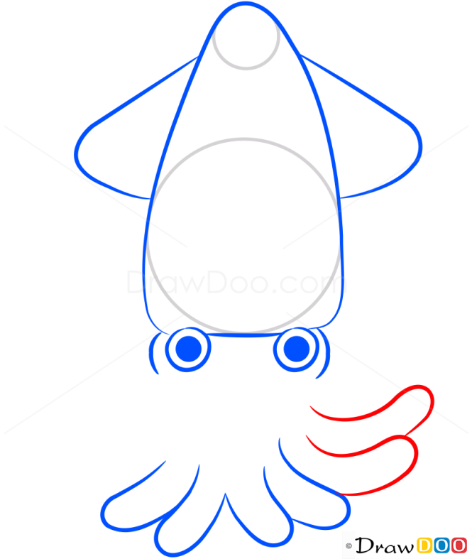 How to Draw Blue Octopus, Sea Animals