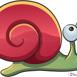 How to Draw Small Snail, Sea Animals