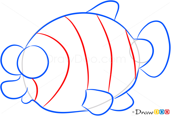 How to Draw Yellow Fish, Sea Animals