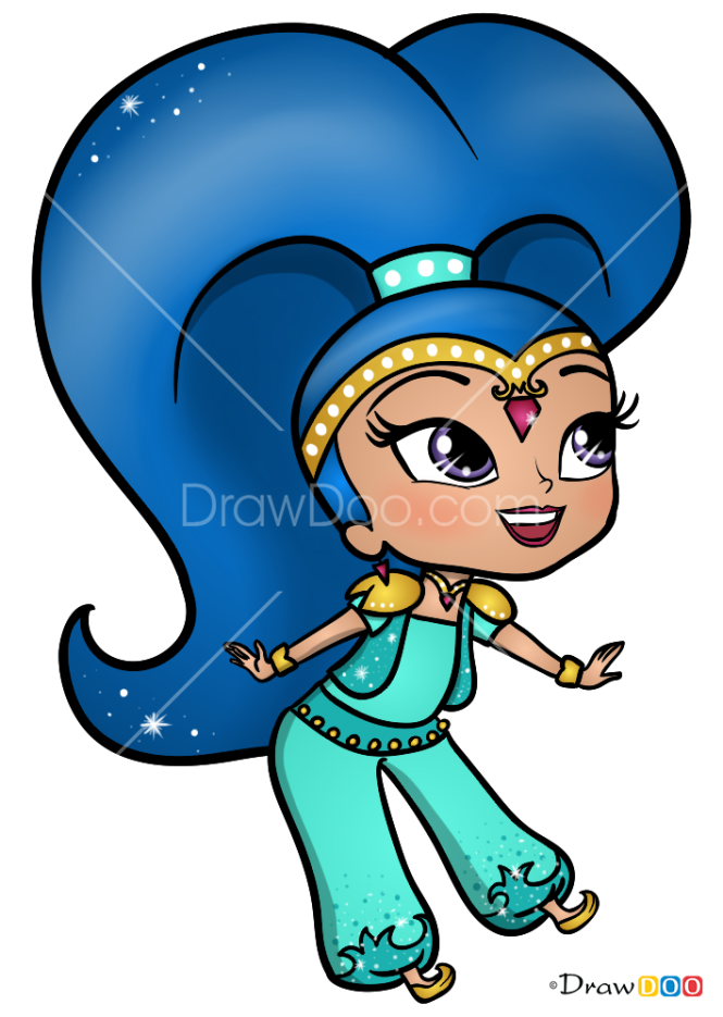 How to Draw Shine, Shimmer and Shine