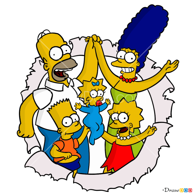 How to Draw Simpsons Family, The Simpsons