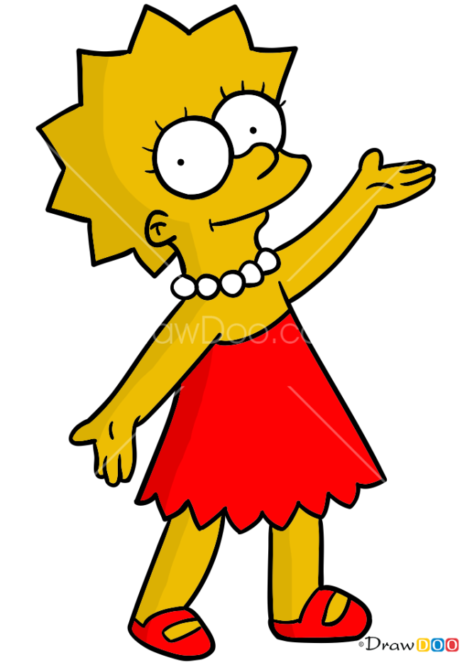 How to Draw Lisa, The Simpsons