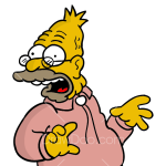 How to Draw Abraham Abe J., The Simpsons