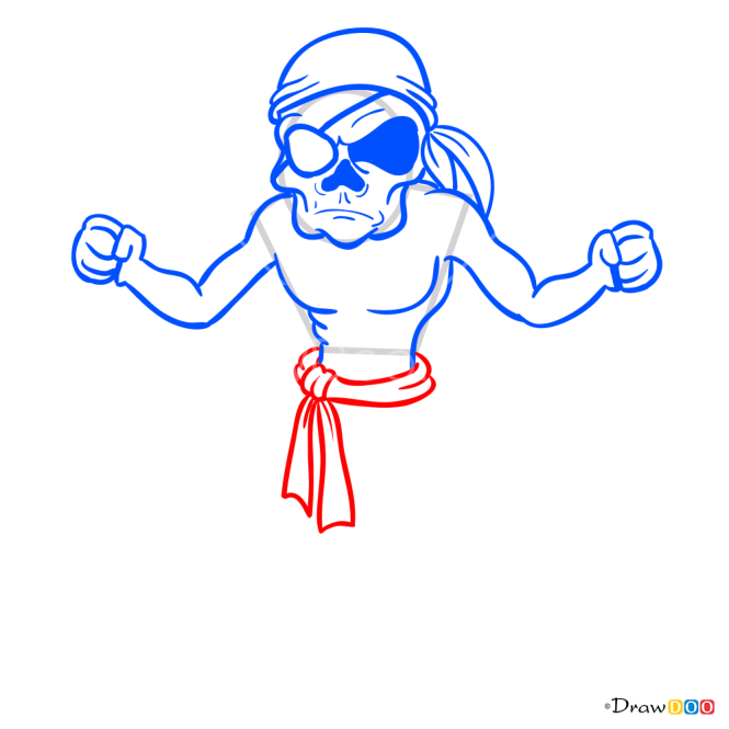 How to Draw Pirat Skeleton, Skeletons