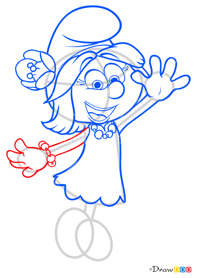 How to Draw Blossom, Smurfs
