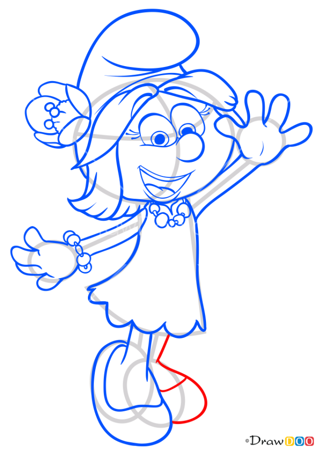 How to Draw Blossom, Smurfs