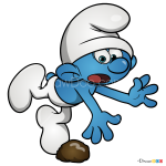 How to Draw Clumsy, Smurfs