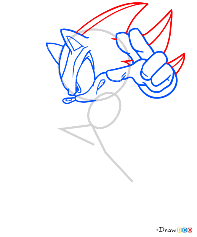 How to Draw Shadow the Hedgehog, Sonic the Hedgehog