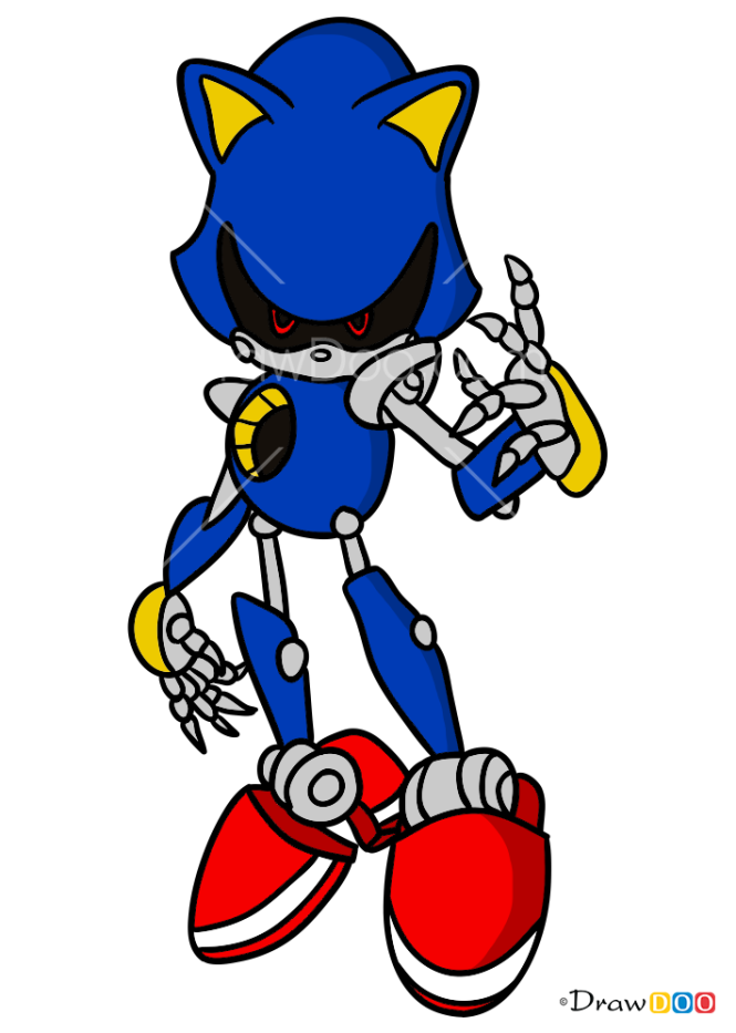 How to Draw Metal Sonik, Sonic the Hedgehog