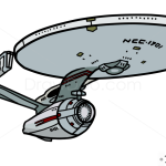 How to Draw USS Enterprise, Star Trek, Spaceships