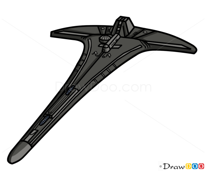 How to Draw Destiny, Stargate Universe, Spaceships
