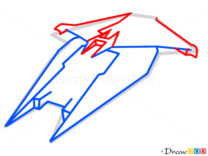How to Draw Narn Heavy Cruiser, Babylon 5, Spaceships
